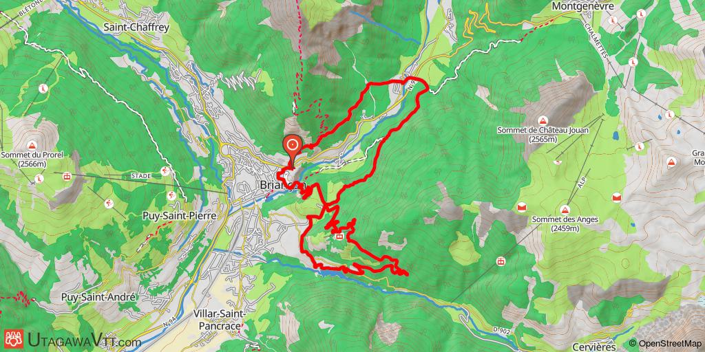 Grand Briançonnais - Parcours N°53 : Le tour des forts