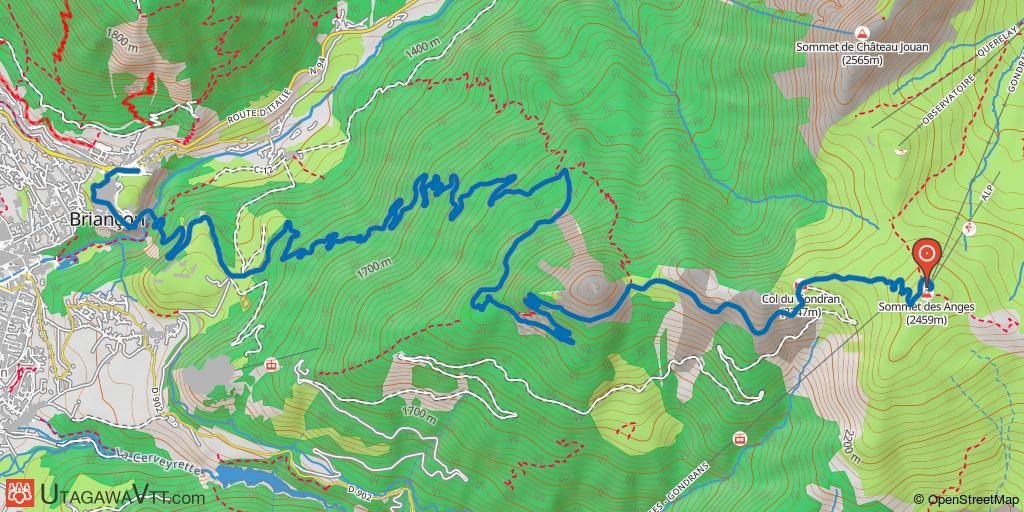 Grand Briançonnais - Parcours N°55 : Le tour du fort de l’Infernet