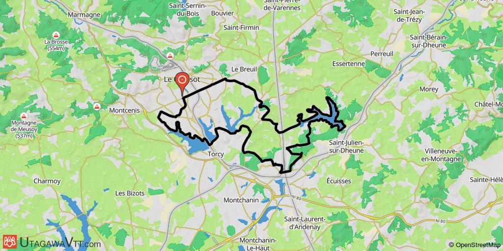 Tour de l'étang de Montaubry