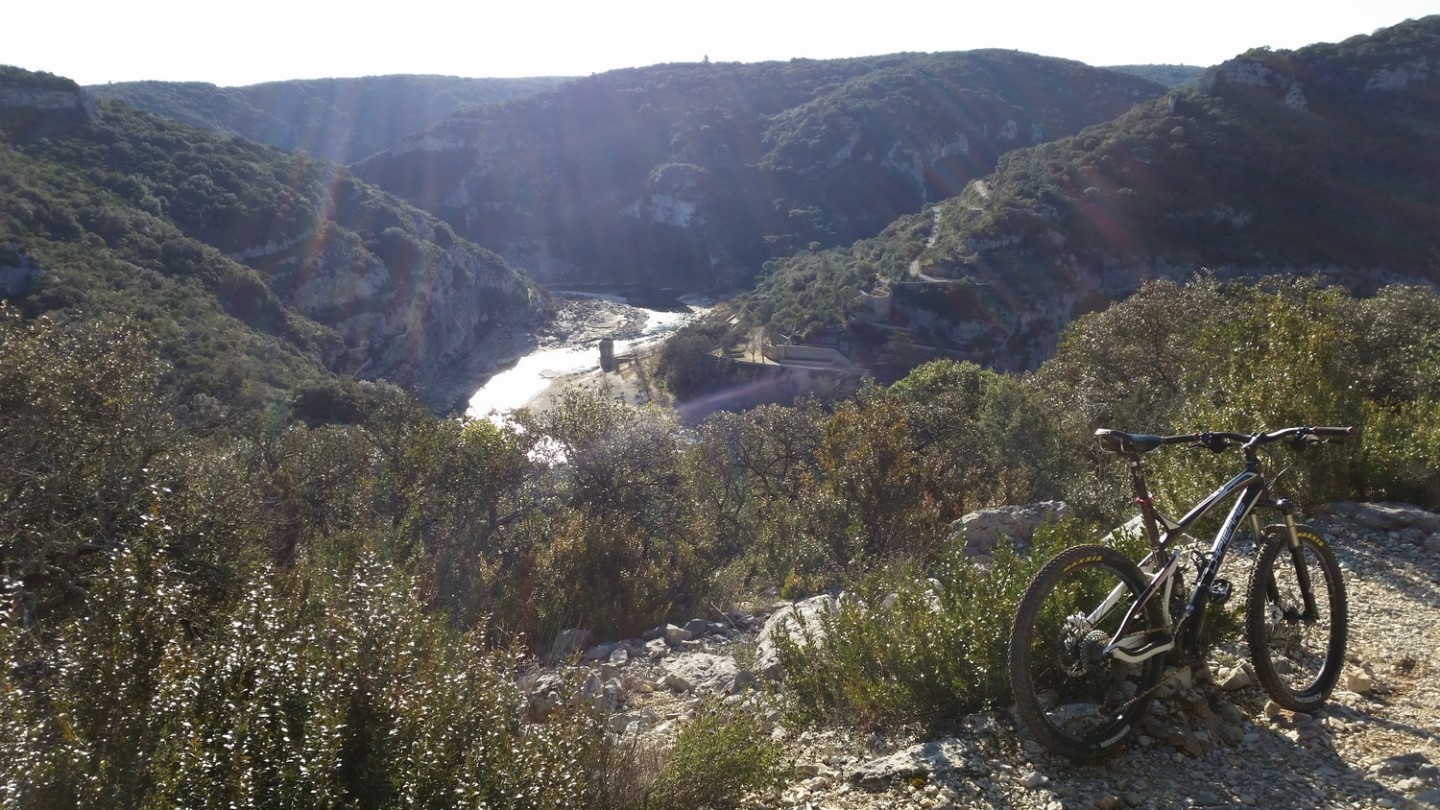 Les berges du Gardon de Colias