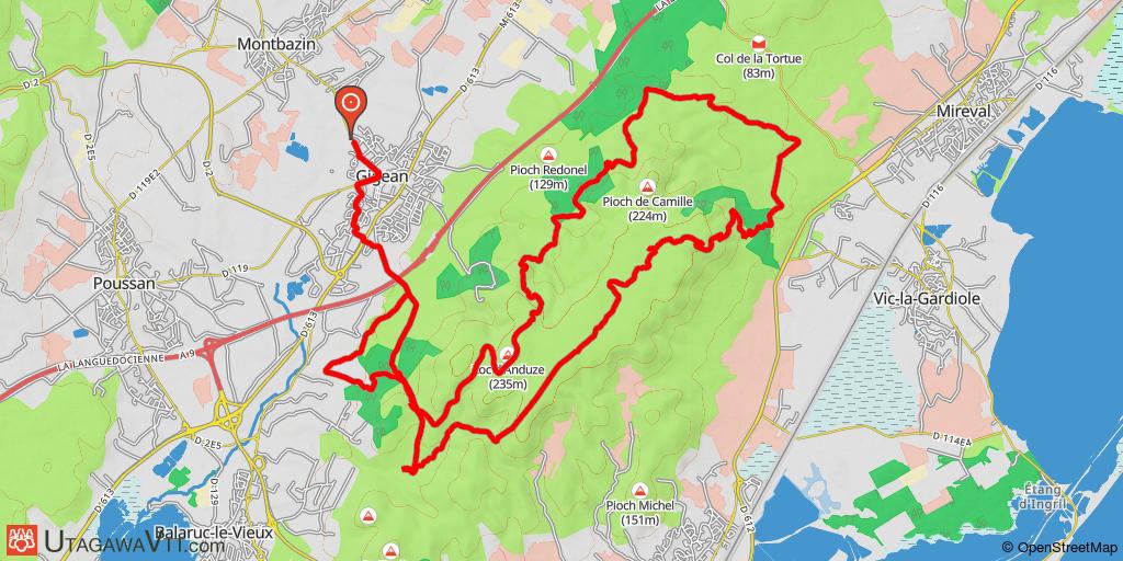 Boucle dans le massif de la Gardiole