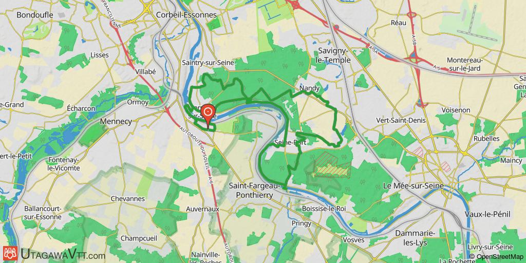 Entre Essonne et Ecole 2016 - 40 km