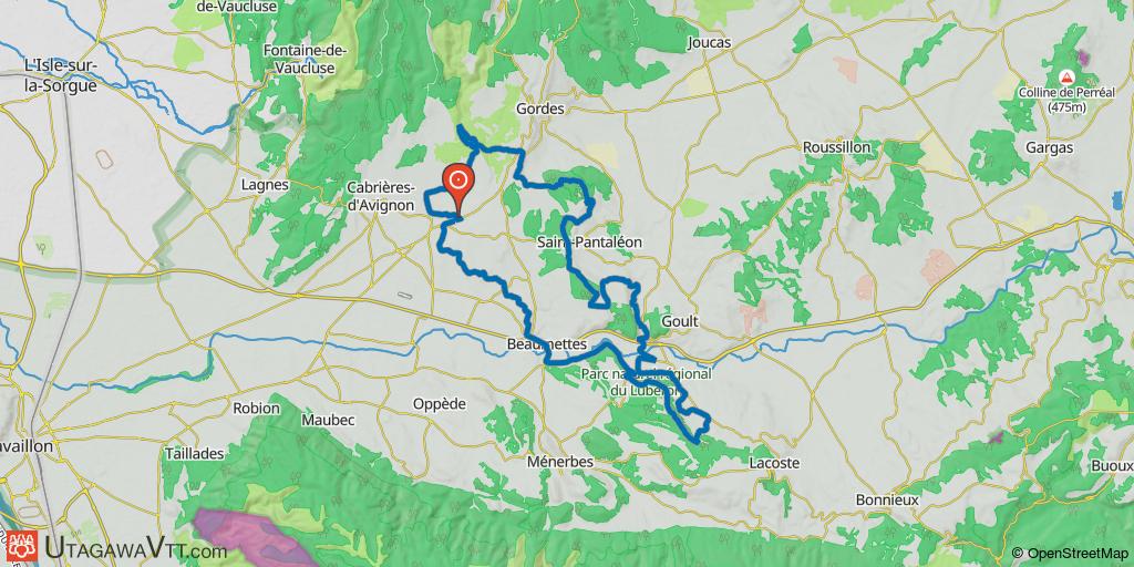 Au-dessous de Gordes : Les Imberts