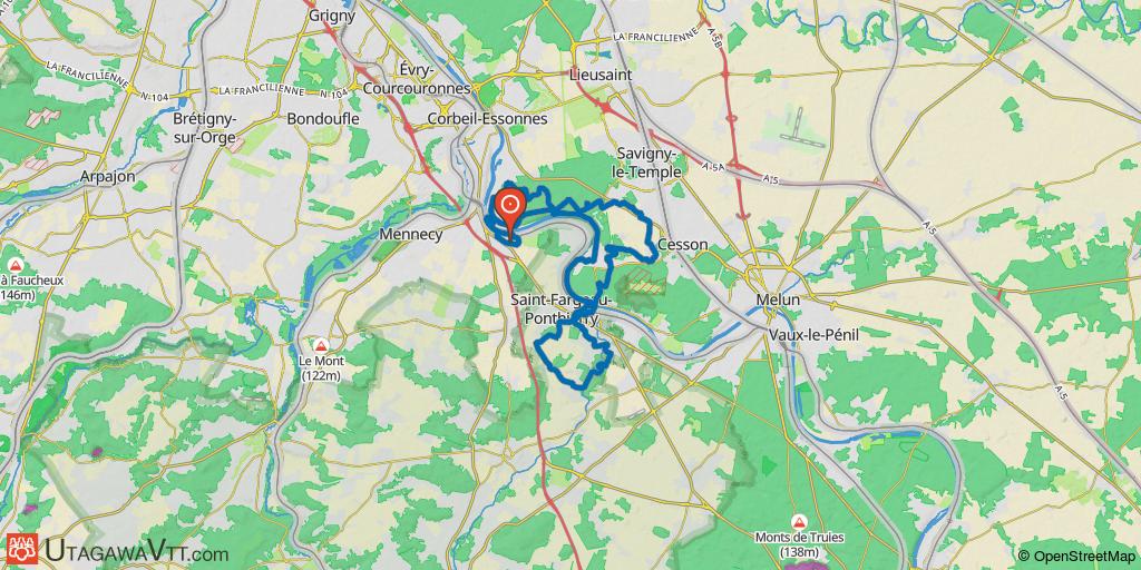 Entre Essonne et Ecole 2016 - 55 km