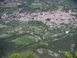 Vue panoramique de Die