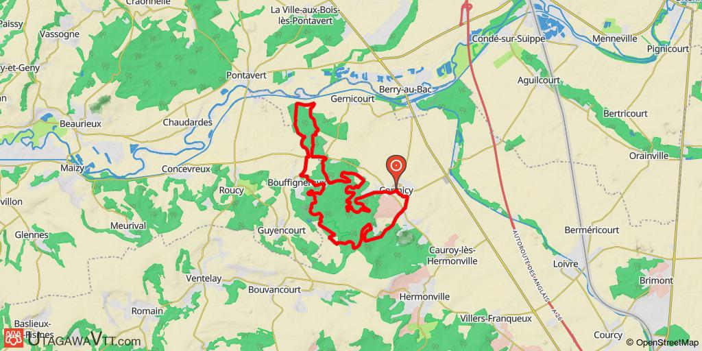 Cormicy - Randonnée de St Aubeu - 27 km