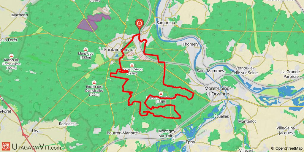 Forêt de Fontainebleau - sud-est