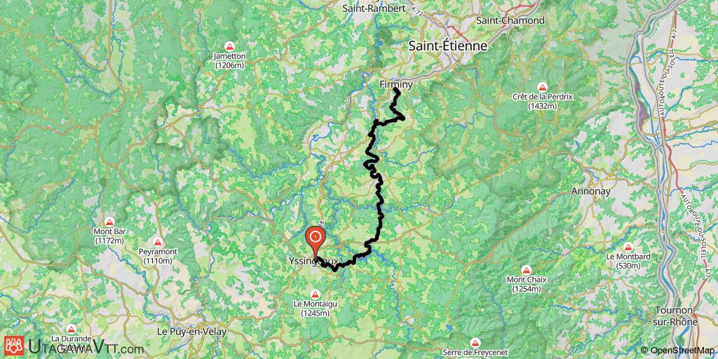 Raid Yssingeaux - Firminy 2016 - 66 km