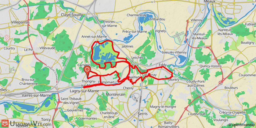 randonnee vtt thorigny sur marne