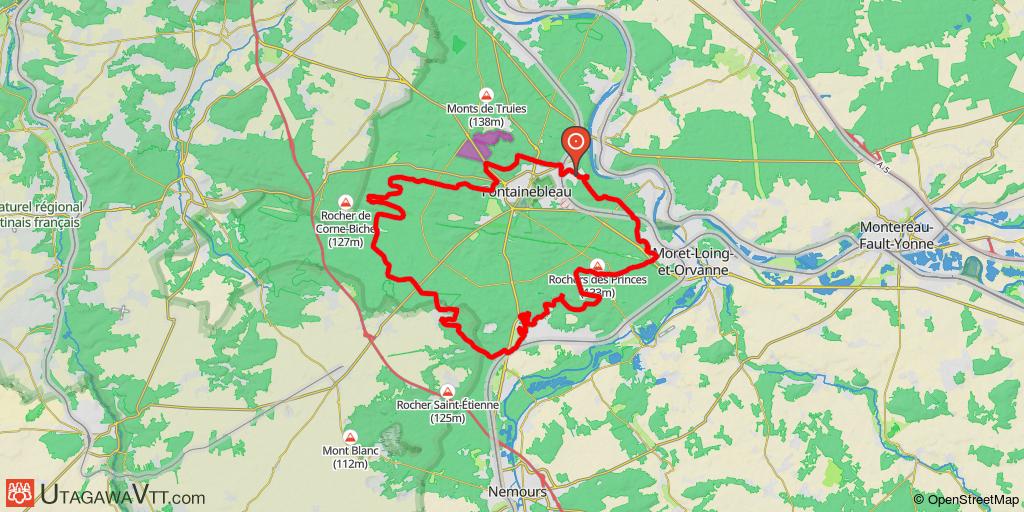 Avon - Rando "Le Long Rocher" 2016 - 60 km