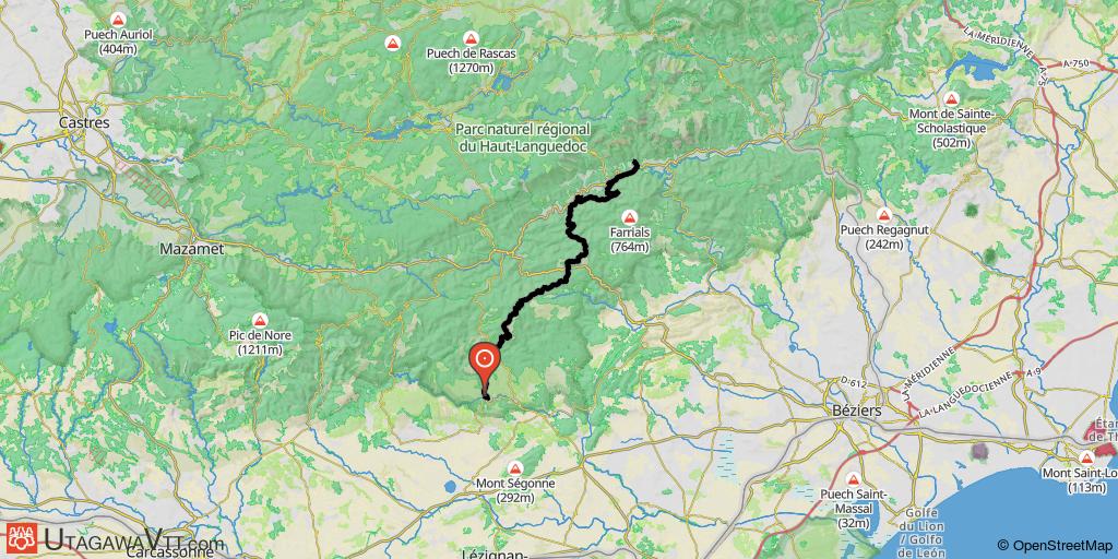 Raid de Cazilhac au Salagou - Minerve - Olargue (Etape 2/3)
