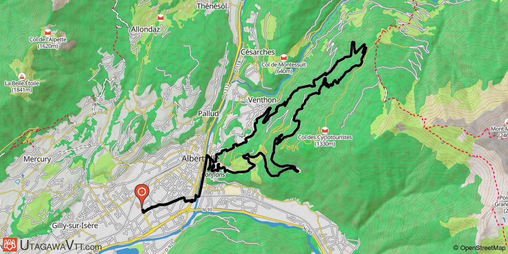 Albertville - Sentier à thème des Pointières