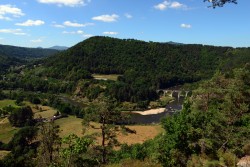La Loire vue de Chazelles à Monistrol-sur-Loire - crédit photo Jean-Claude Parayre/OTIMV