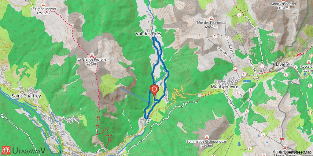 Grand Briançonnais - Parcours N°45 : Le tour de la basse Clarée