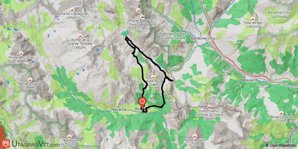 Grand Briançonnais - Parcours N°47 : Le tour de l’Aiguille Rouge
