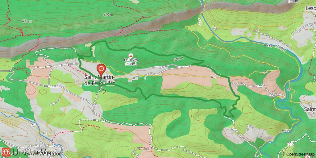 Les abords de Saint-Martin-de-Fenouillet