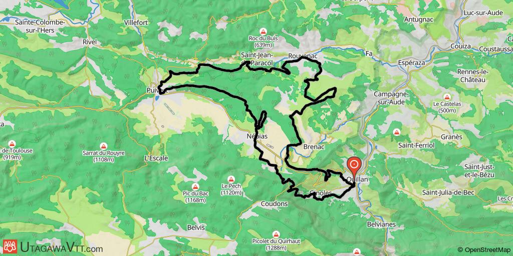 Quillan - Puivert - Les Trois Quilles