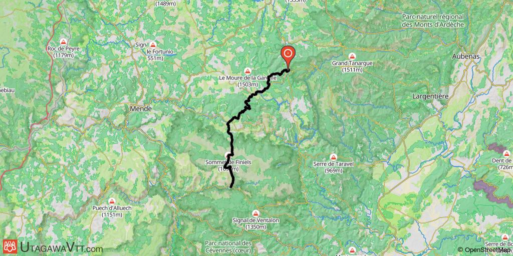 Le chemin de Stevenson - La Bastide - Puylaurent - Le Pont de Montvert (Etape 2/4)