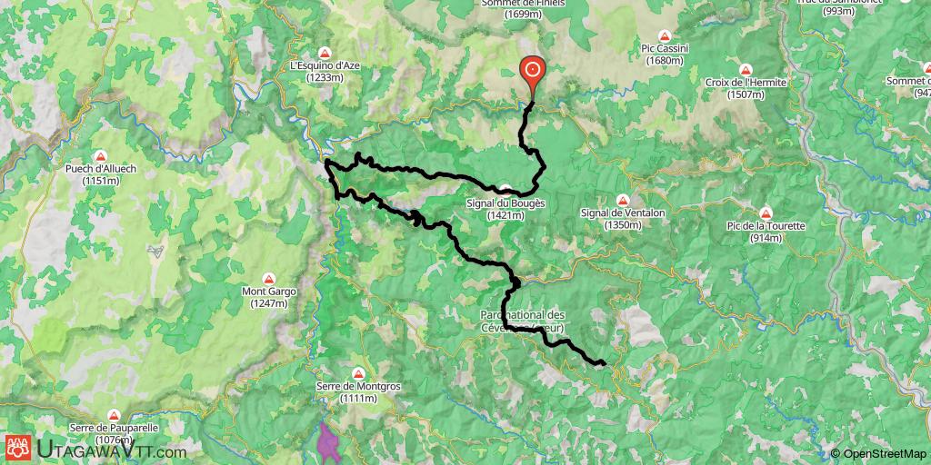 Le chemin de Stevenson - Le Pont de Montvert - St Germain de Calberte (Etape 3/4)