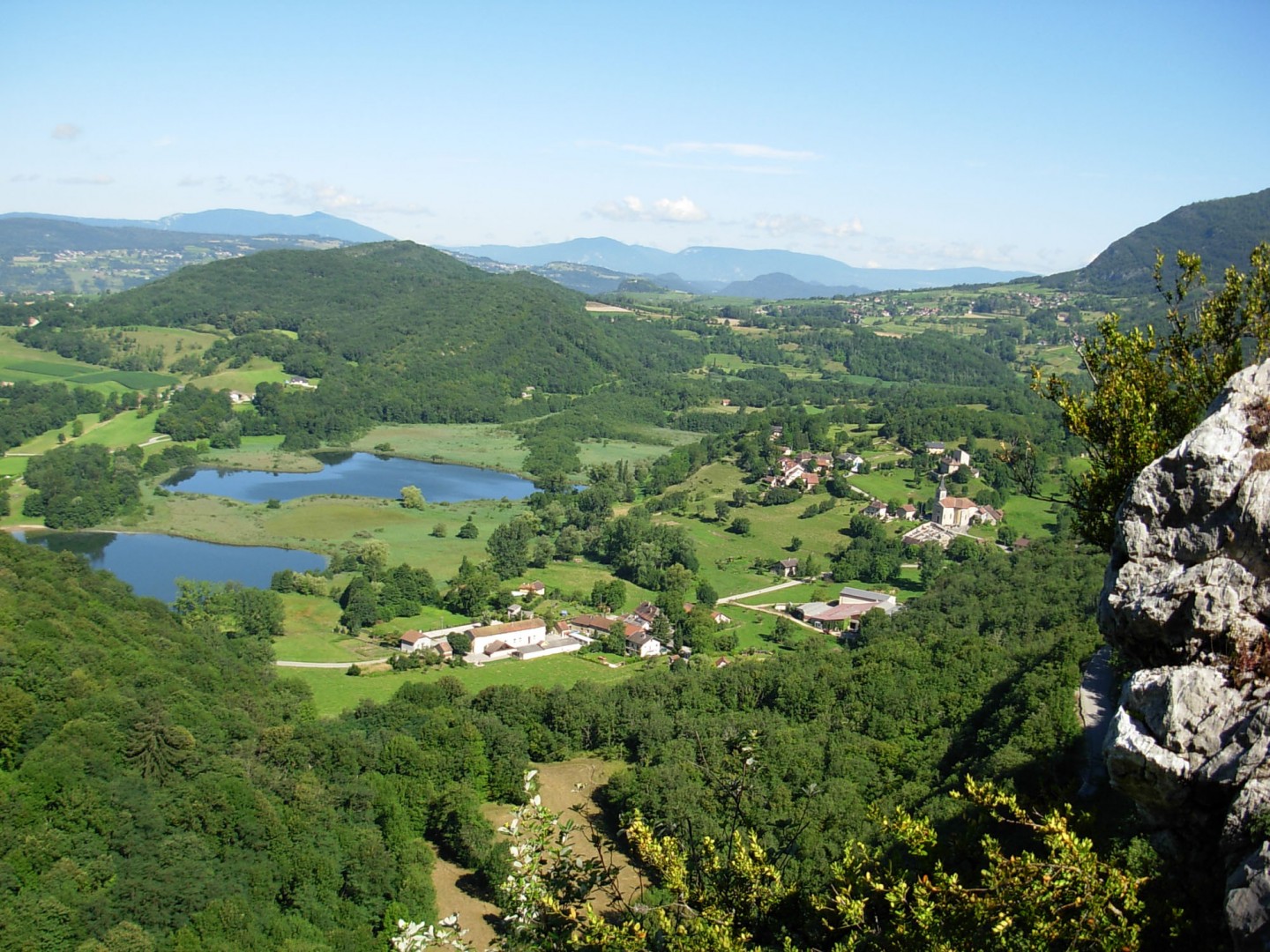 VTT-FFCT du Pays du lac d'Aiguebelette - Parcours N°16  - Les lacs de Chevelu