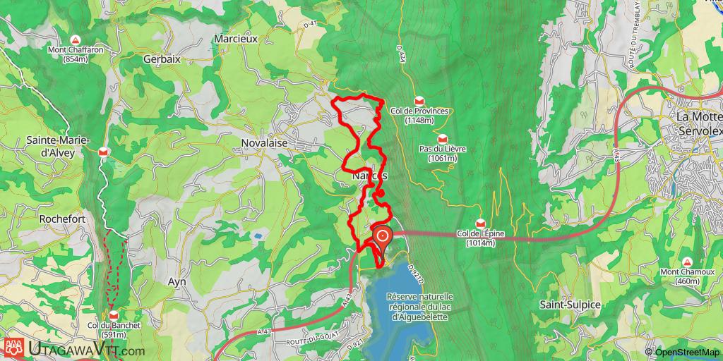 VTT-FFCT Pays du lac d'Aiguebelette - N°4 - Les Villas Doria