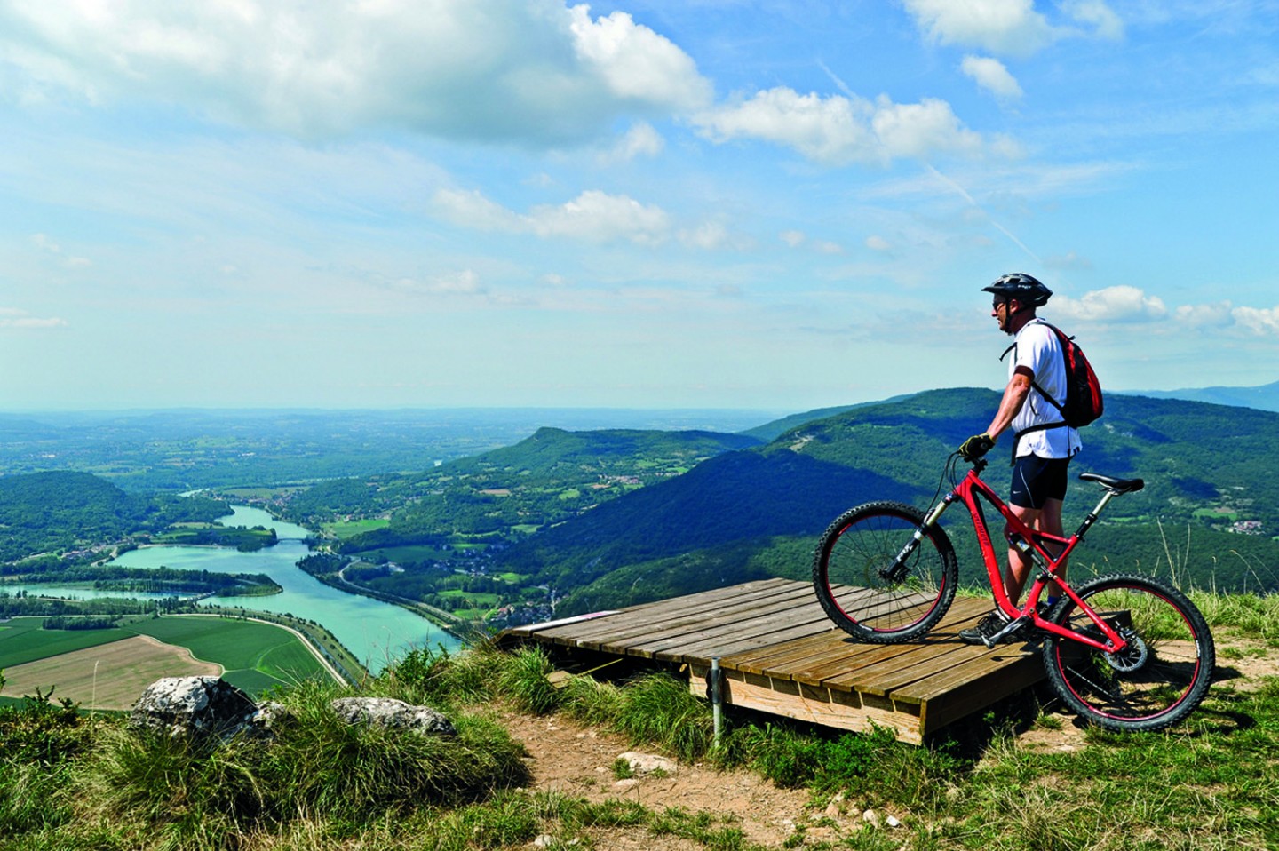 VTT-FFCT du Pays du lac d'Aiguebelette - Parcours N°27 Boucle de la Lattaz
