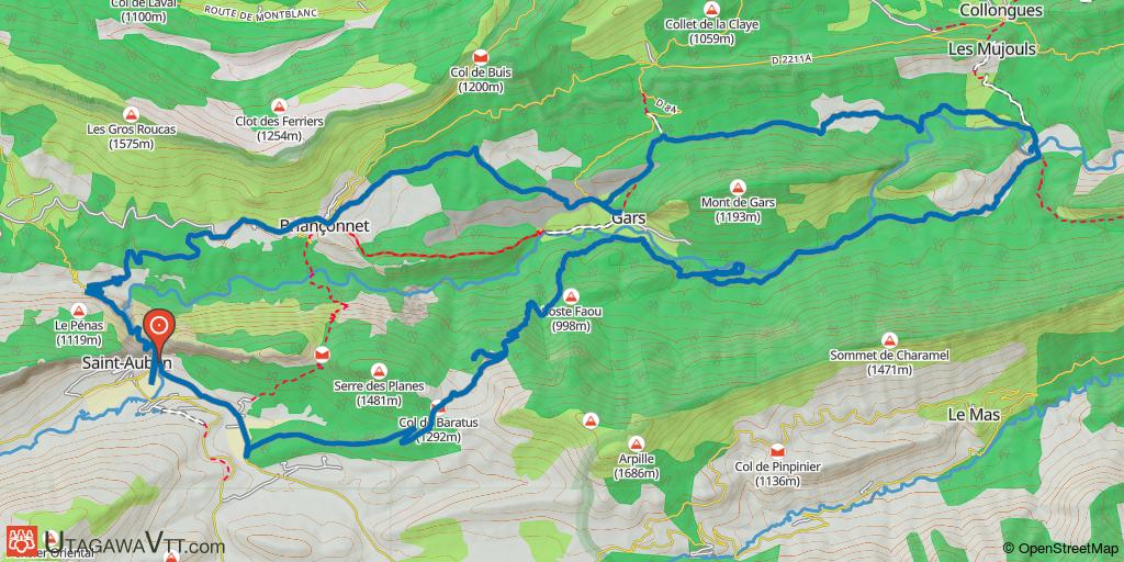L'Estéron par le col de Baratus