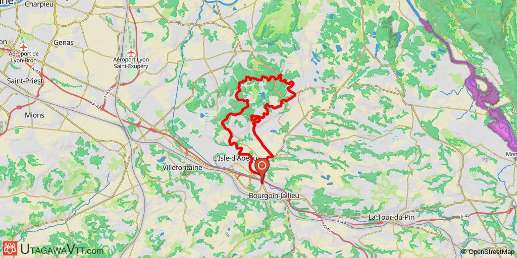 De Bourgoin vers les villages de pierres