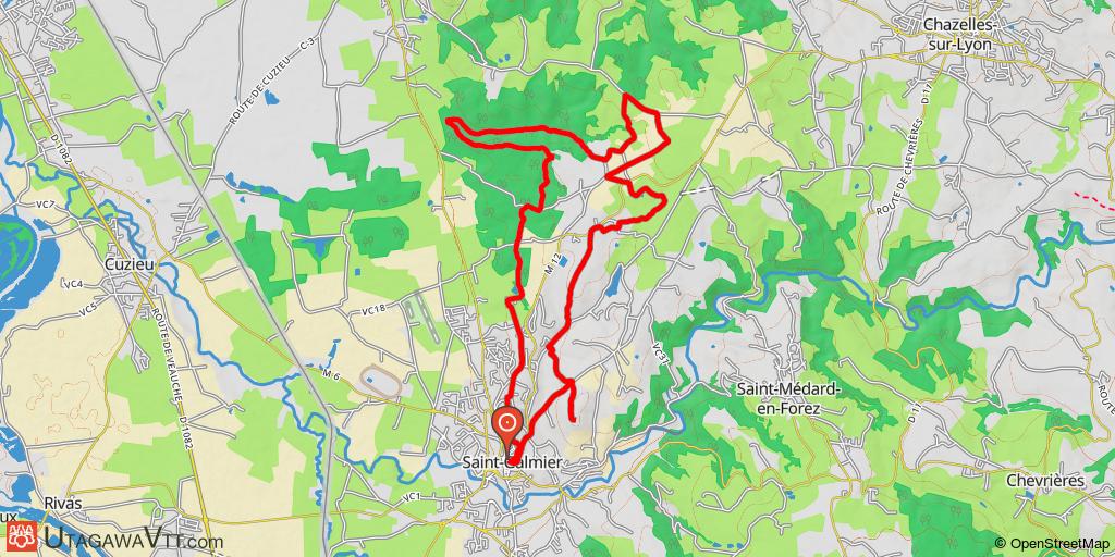 Sur les hauteurs de Saint-Galmier
