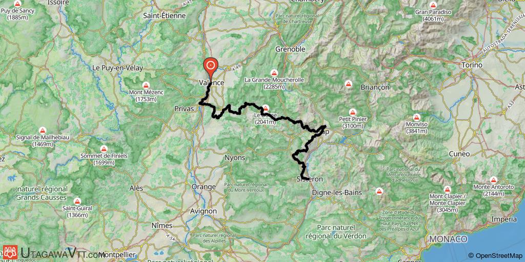 Les Chemins du Soleil : Valence - Gap - Sisteron