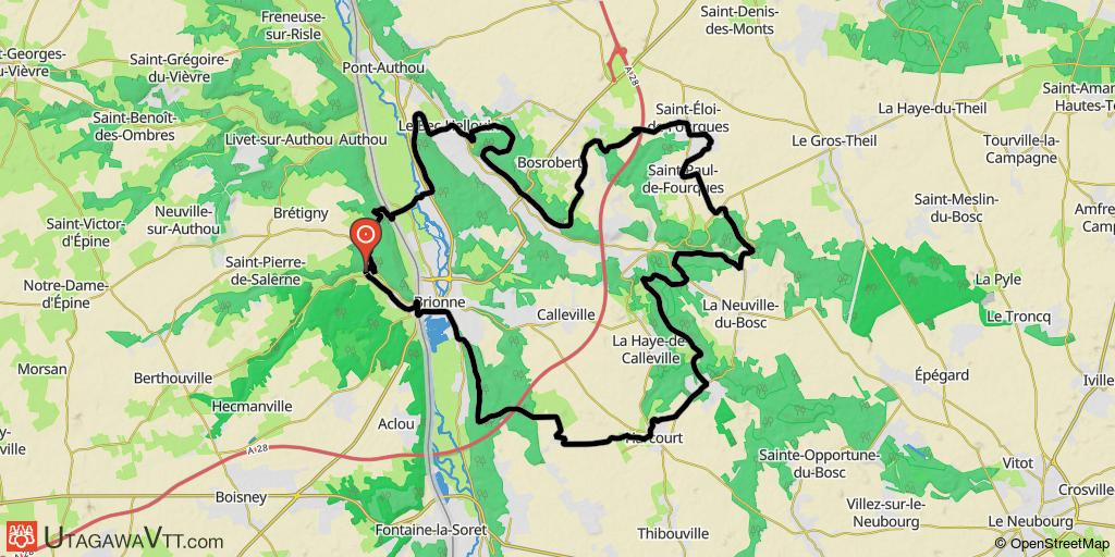 Autour de Brionne - Boucle ouest