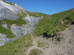 Au fond, Col de la Valette