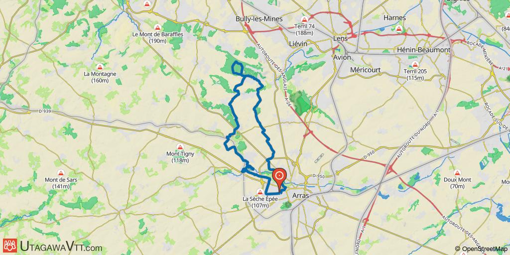 Arras : Rando de l'U.S.A.O.