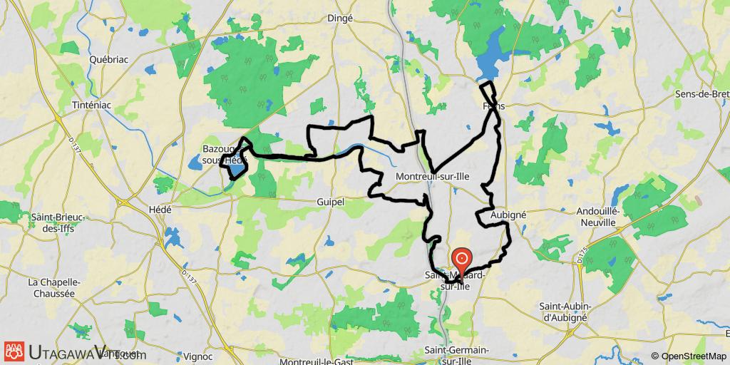 Randonnée de Montreuil-sur-Ille 2007 - 45 km