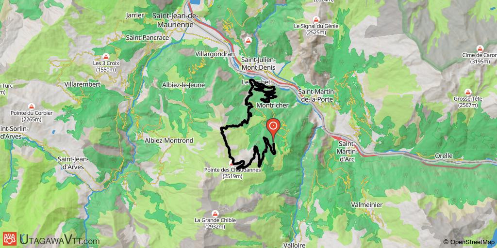 Oula et crêtes Chaudannes en Maurienne