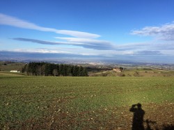Vue lorsqu'on monte vers Pierre de la Bauche