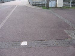 Bourges.Plan d'Eau du Val d'Auron.Place Martin Luther King.Point 0.