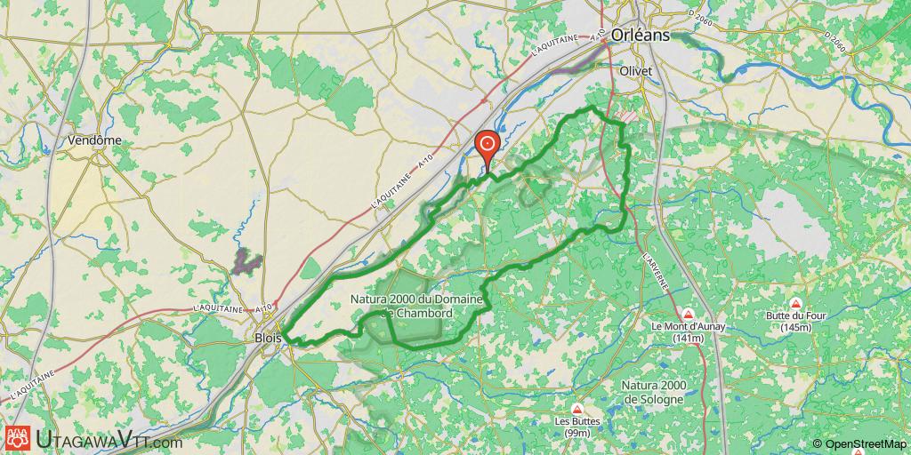 Lailly - Ardon - Chambord - Blois - Lailly