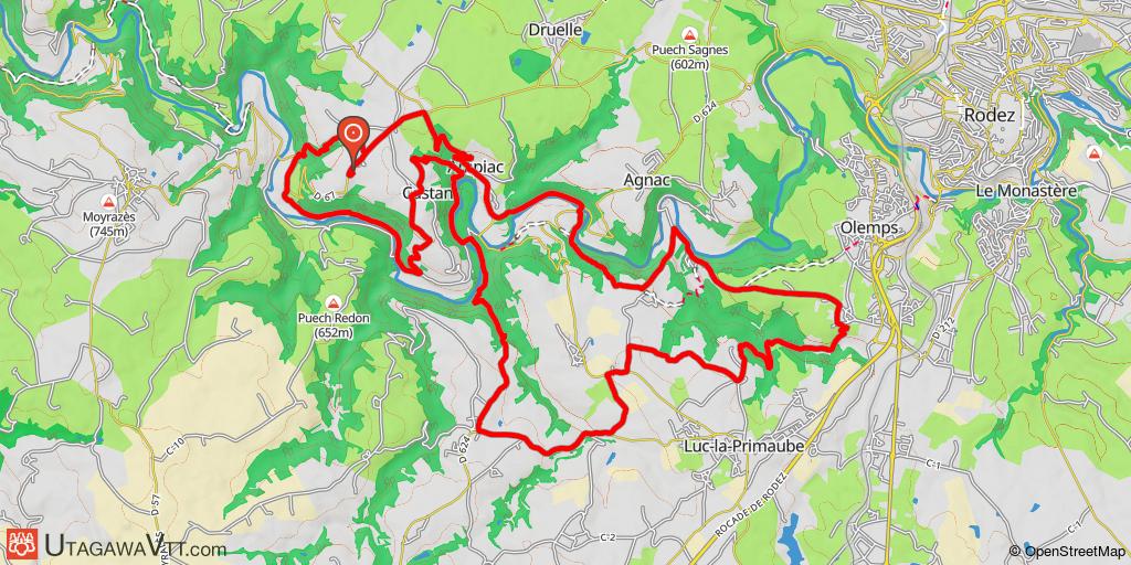 Enduro dans la vallée de l'Aveyron