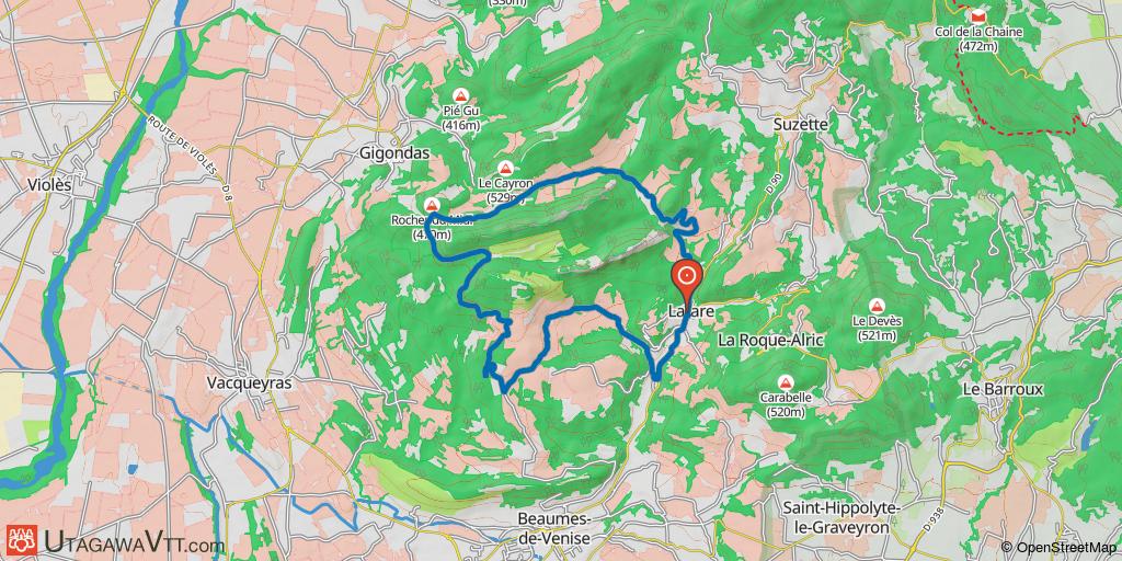 Grandes Dentelles de Montmirail par Lafare