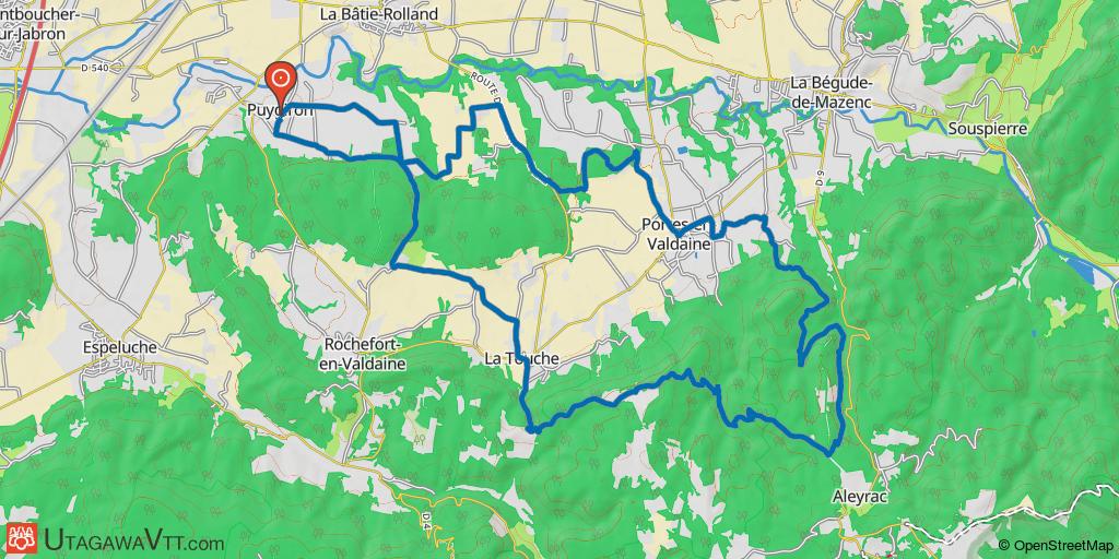 Puygiron - Circuit N°4 Bleu