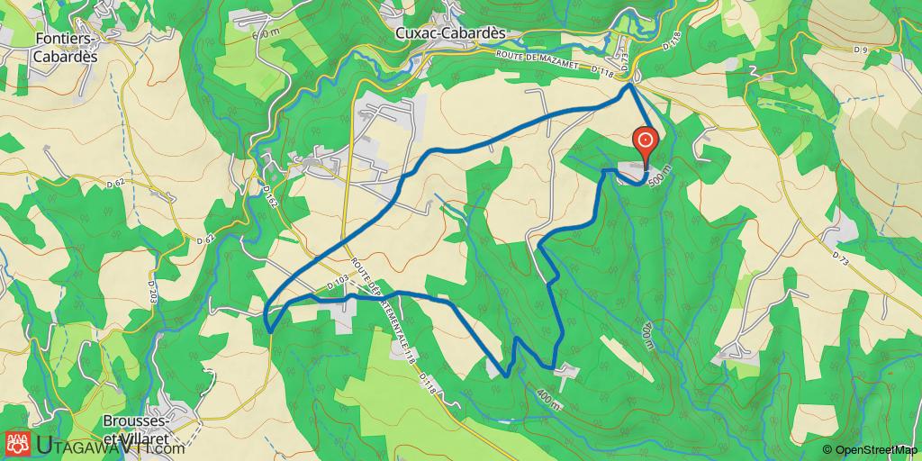 Les contours de la Cabasse