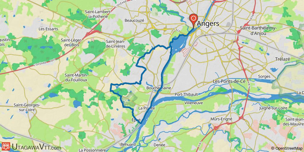Angers : Tracé d'entraînement
