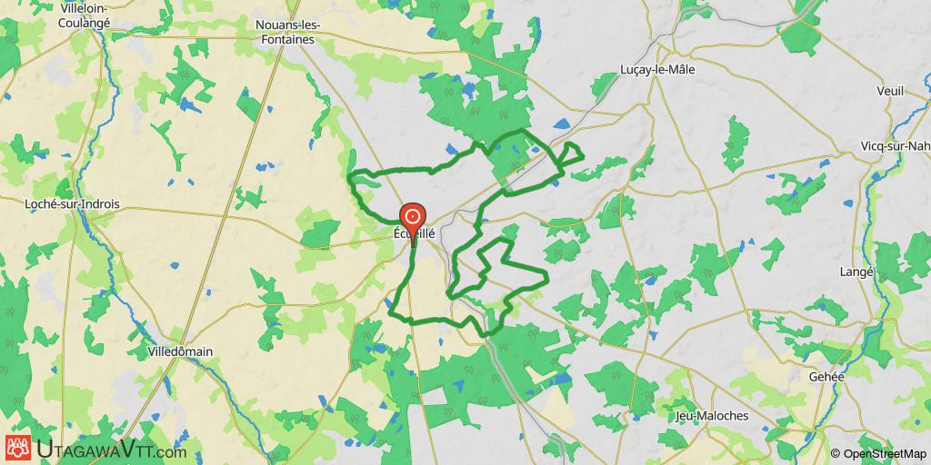 Ecueillé - Randonnée des pompiers 2017 - 33 km