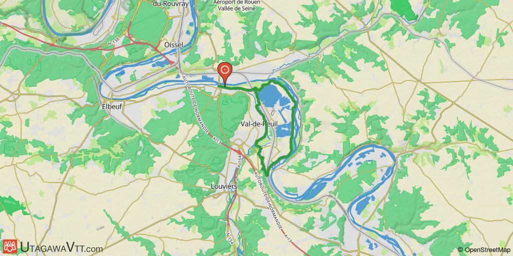 Pont-de-l'Arche : Balade autour des lacs