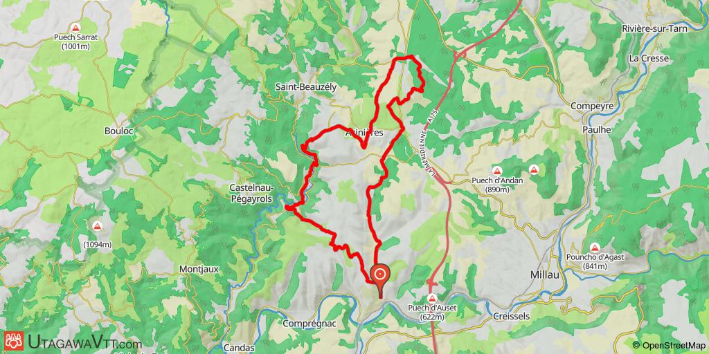Causse Rouge : Navas - Barruques - Azinières