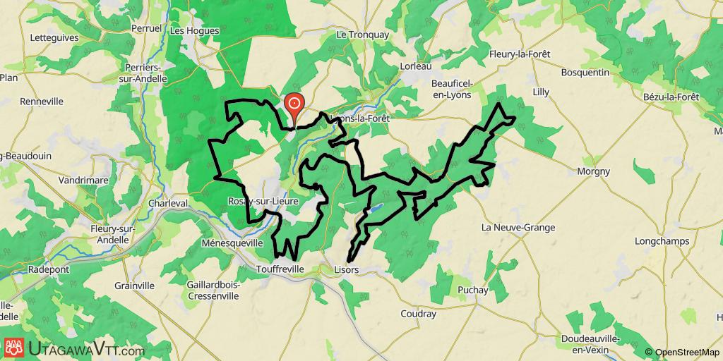 La Renardière - Grand parcours - 56 km