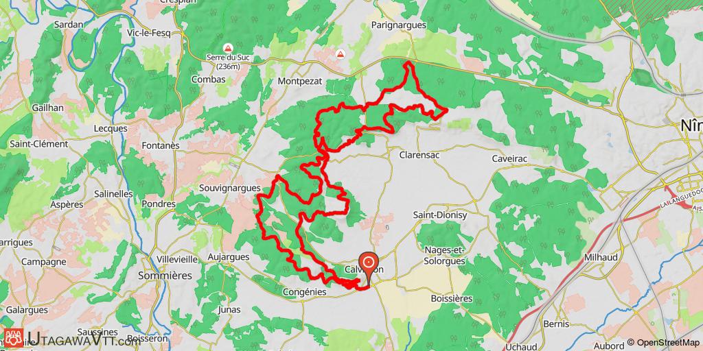Calvisson - Les terres de la Vaunage 2017 - 50 km
