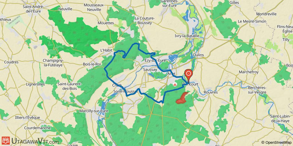 Forêt et route
