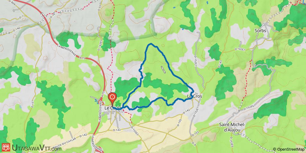 Le Caylar : Circuit 04 - Le tour de Favet